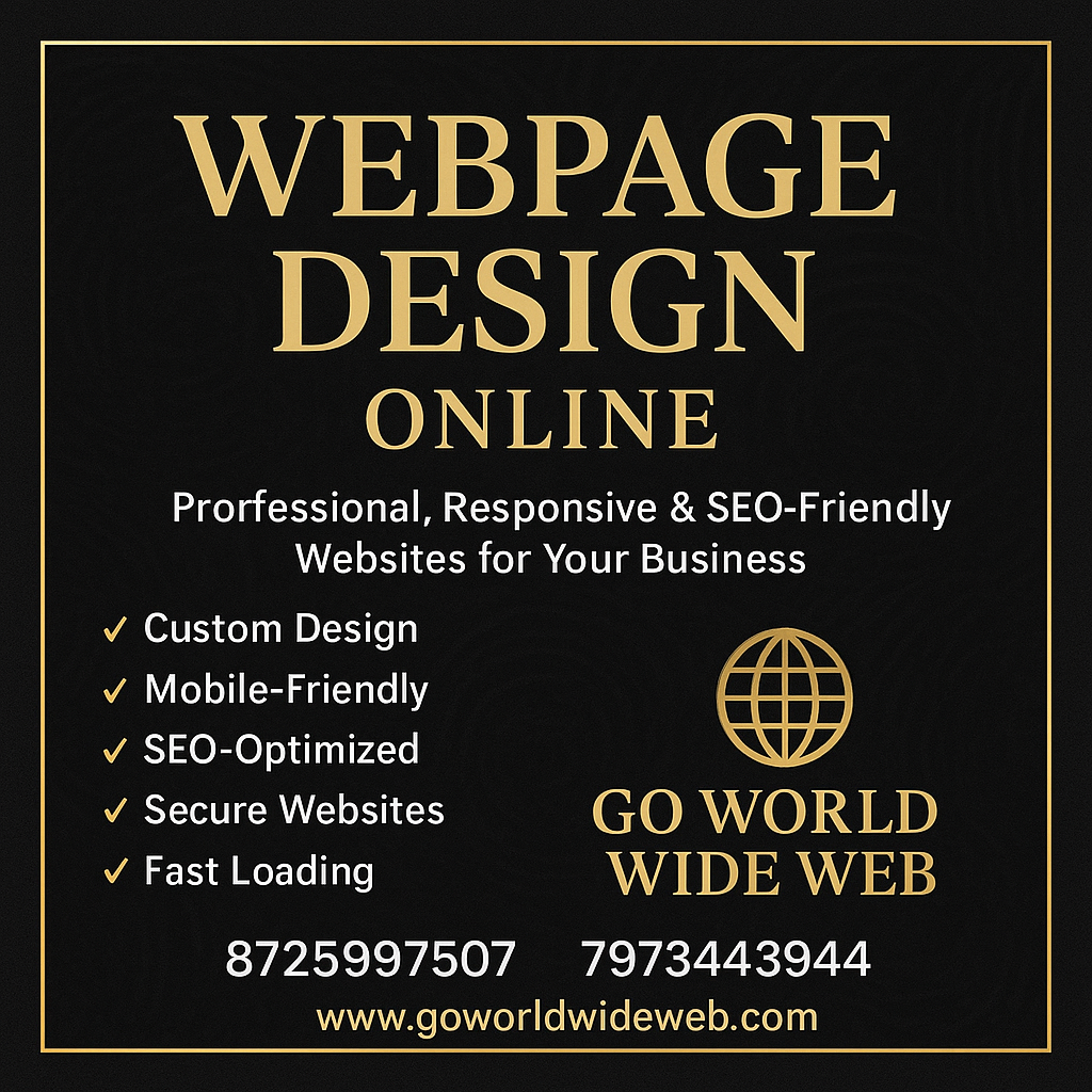 Webpage Design Online | Gowww